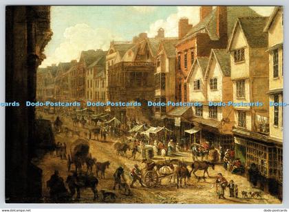 L351138 John White Abbott Painting of Exeter High Street. Exeter City Council. A
