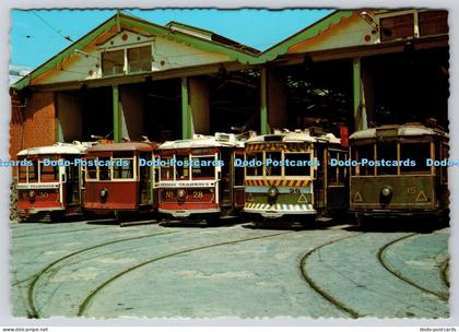 L351383 Bendigo. VIC. Vintage Tramcars Outside Tramway Museum. Arnold Street. Mu