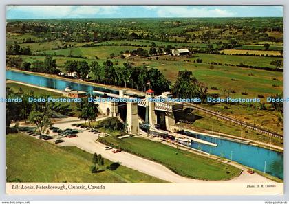 L365269 Ontario Canada Peterborough Lift Locks Peterborough Post Card H R Oakman