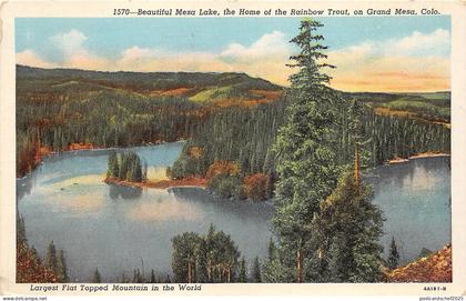 Lot 32 mesa lake colorado  largest flat topped mountain in the world usa