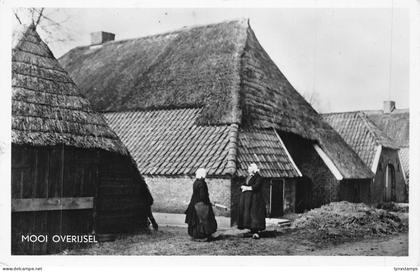 Netherlands 1951 Overijsel Oude Boerderij Rijssen Traditional Costume postcard