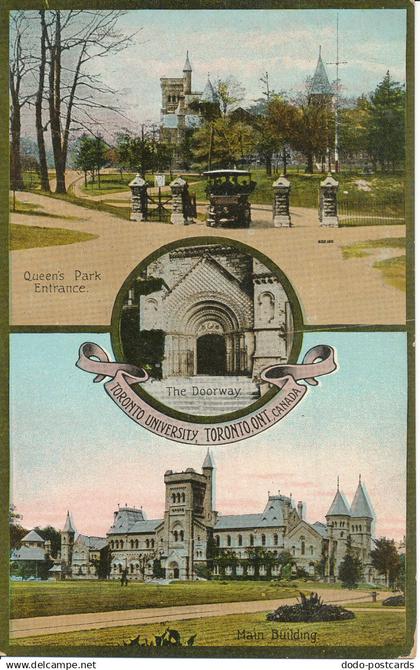 PC33551 Toronto University. Toronto. Ont. Canada. Multi view. Valentine