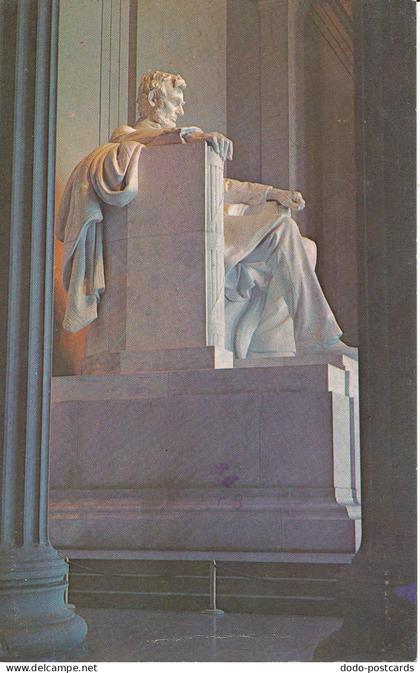 PC34175 Lincoln Statue. Lincoln Memorial. Washington. D. C. Capsco. 1977