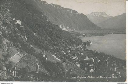 PC34193 Veytaux. Chillon et Dents du Midi