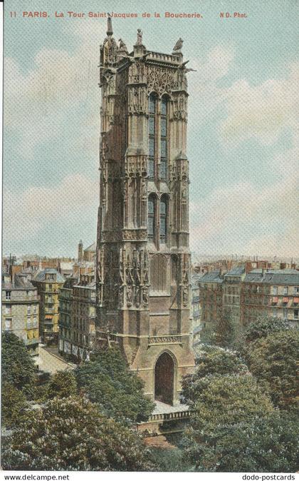 PC39481 Paris. La Tour Saint Jacques de la Boucherie. ND No 11