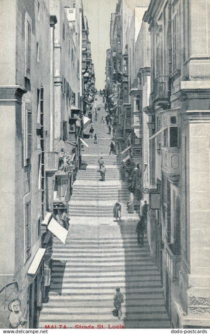 PC49626 Malta. Strada St. Lucia. B. Hopkins