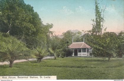 PC52135 Rest House. Botanical Station. St. Lucia