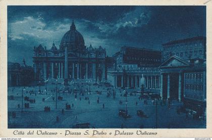 PC52546 Citta del Vaticano. Piazza S. Pietro e Palazzo Vaticano. Alterocca