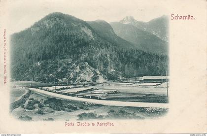 PC54751 Scharnitz. Porta Claudia u. Aarspitze. Stengel