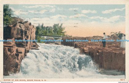 R012877 Rapids of Big Sioux Sioux Falls S D Valentine 1917