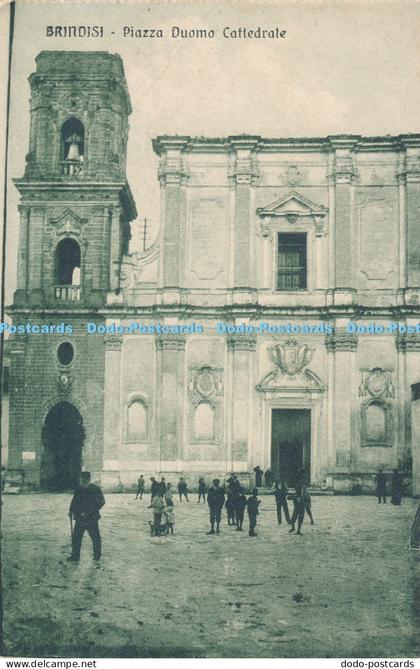 R013209 Brindisi Piazza Duomo Cattedrale Brindisi