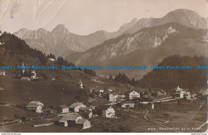 R019241 Rossiniere et le Rubli. Morel. 1917