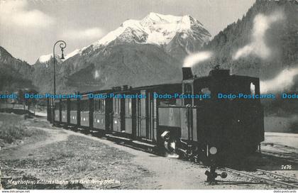 R019283 Mayrhofen. Zillertalbahn mit Grunberg. Chizzali