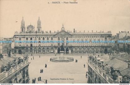 R027875 Nancy Place Stanislas Reunies de Nancy No 2