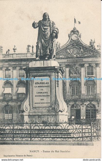R034220 Nancy Statue du Roi Stanislas Reunies de Nancy