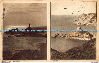 R041305 Jersey La Corbiere Portelet Photochrom