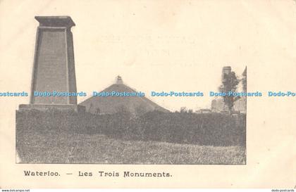 R044940 Waterloo Les Trois Monuments