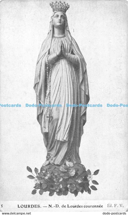 R053373 Lourdes N D de Lourdes Couronnee