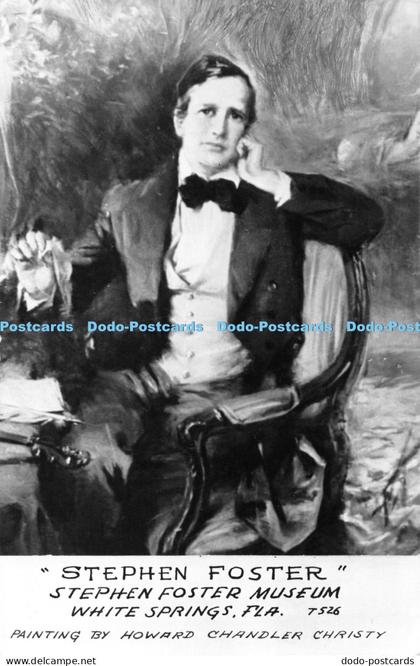 R055489 Postcard Stephen Foster Painting by Howard Chandler Christy