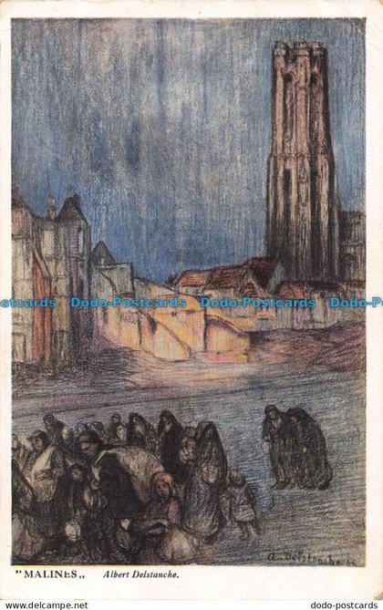 R061209 Malines. Albert Delstanche. 1917