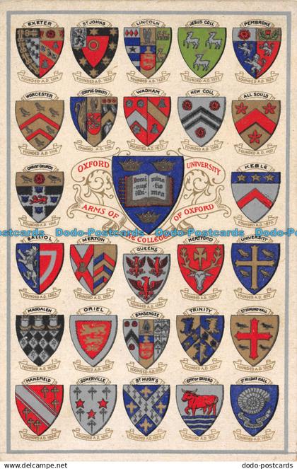 R120677 Oxford University Arms of the Colleges of Oxford