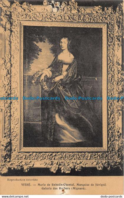 R145675 Vitre. Marie de Rabutin Chantal Marquise de Sevigne. Galerie des Rochers