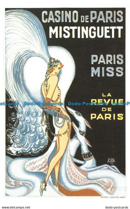 R147008 Casino de Paris Mistinguett Paris Miss La Revue de Paris. Dalkeith