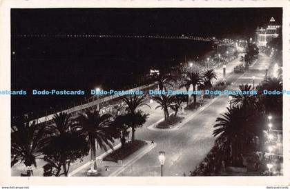 R179131 La Cote d Azur. Nice. Promenades des Anglais la Nuit. L. Gilletta
