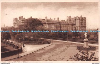 R218857 York Royal Station Hotel Adjoins The Station 1929 Photochrom