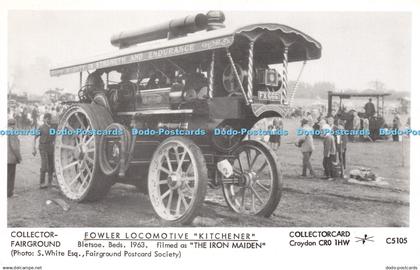 R256304 Collector Fairground S White Esq Fowler Locomotive Kitchener Bletsoe Bed