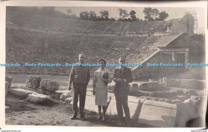 R259943 Two mens and women in amphitheatre Postcard