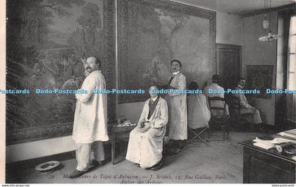 R281365 39 Manufaceure de Tapis dAubusson J Schenk 12 Rue Gaillon Paris Atelier