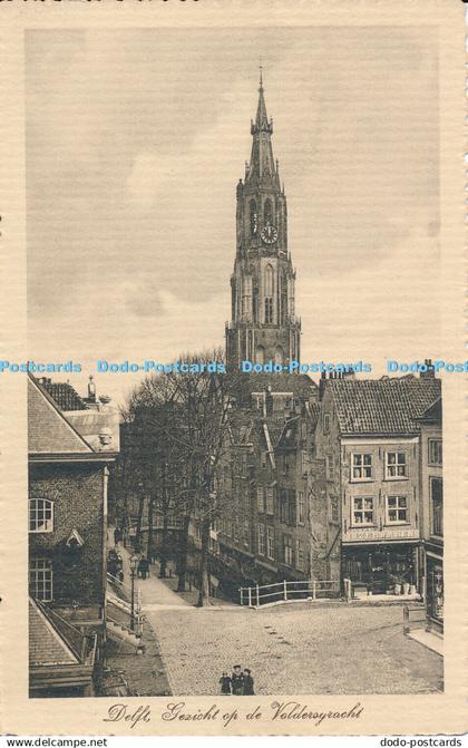 R352600 Delft Gezicht op de Voldersgracht H Delft