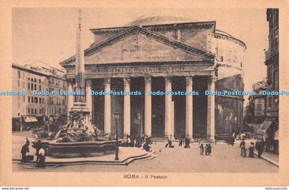 R380128 Roma Il Panteon E G D V Postcard