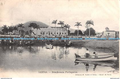 R385761 Santos Beneficencia Portugueza M Pontes et Comp Bazar de Paris