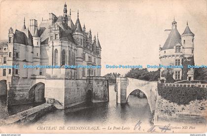 R424626 Chateau de Chenonceaux Le Pont Levis ND Phot