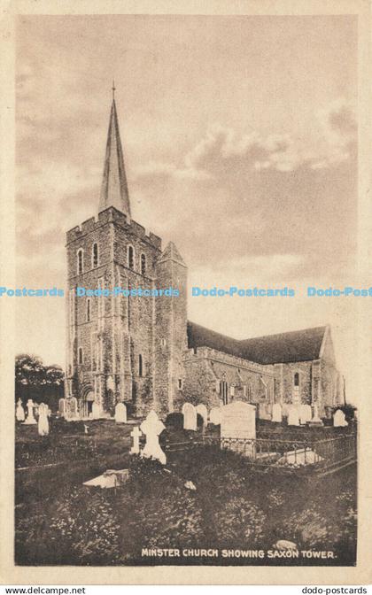 R590614 Minster Church Showing Saxon Tower