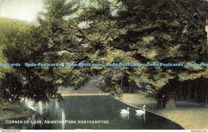 R592771 Corner of Lake Abington Park Northampton Montgomery 1908