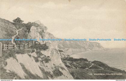 R599111 Folkestone The Warren Postcard