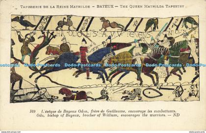 R600870 Bayeux Queen Mathilda Tapestry 169 Odo Bishop of Bayeux Brother of Willi