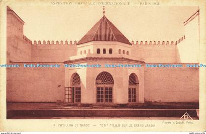 R621474 Exposition Coloniale Internationale Paris 1931 11 Pavillon du Maroc Moti