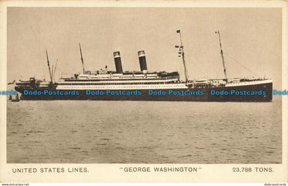 R652240 United States Lines. George Washington
