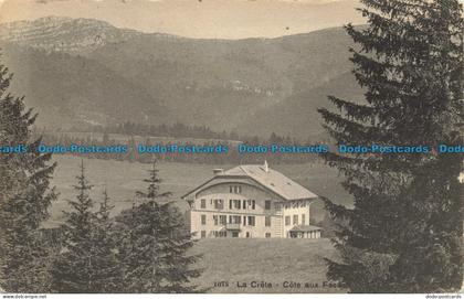 R653111 La Crete. Cote aux Fees. Timothee Jacot. 1908