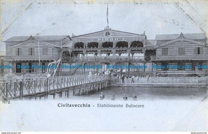 R655494 Civitavecchia. Stabilimento Balneare