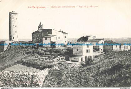 R673014 Perpignan. Chateau Roussillon. Eglise Gothique