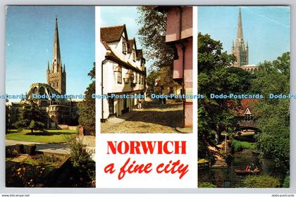 R744100 Norwich Cathedral Elm Hill Pull Ferry Jarrold Norwich Multi View