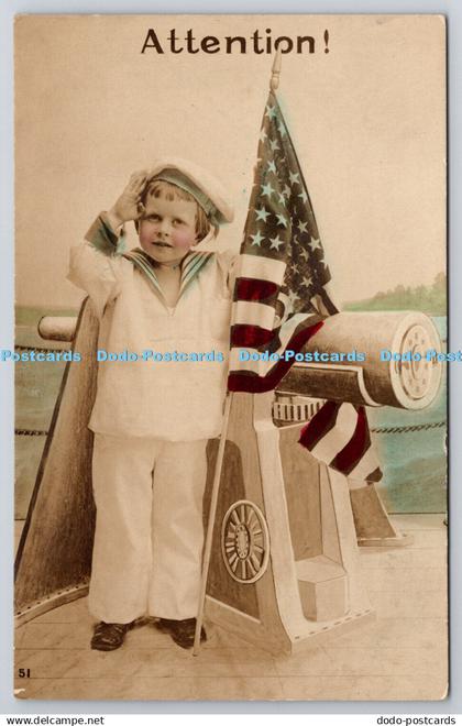 R750474 Attention Genuine Photograph United States