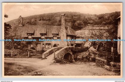 R753417 Allerford Pack Horse Bridge Valentine Sepiatype Series