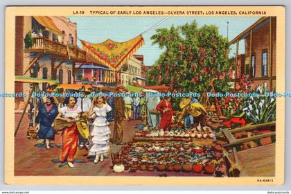 R763831 Los Angeles California Typical Of Early Los Angeles Olvera Street Wester