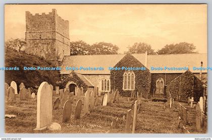 R769467 Clovelly Church Postcard